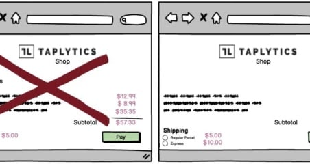 ab test idea - different delivery options