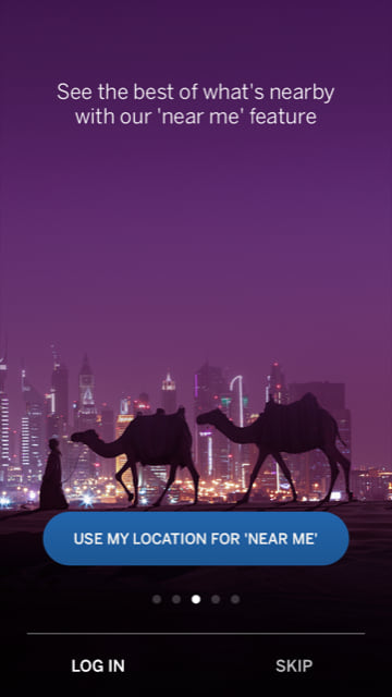 The Lonely Planet's location opt-in prompt. 