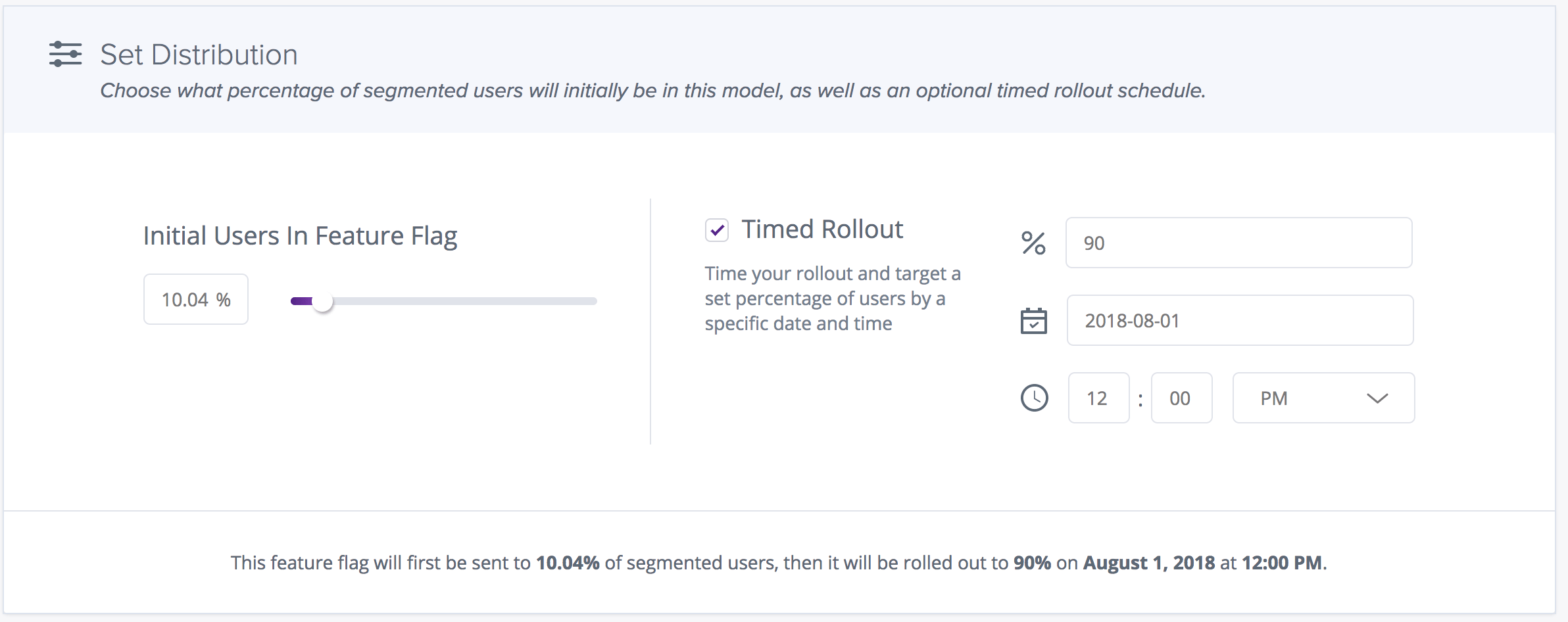 feature flags_distribution