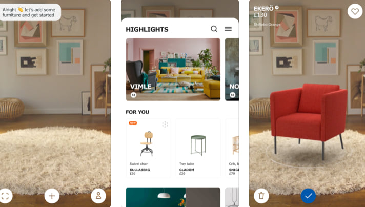 mobile retail apps - Ikea