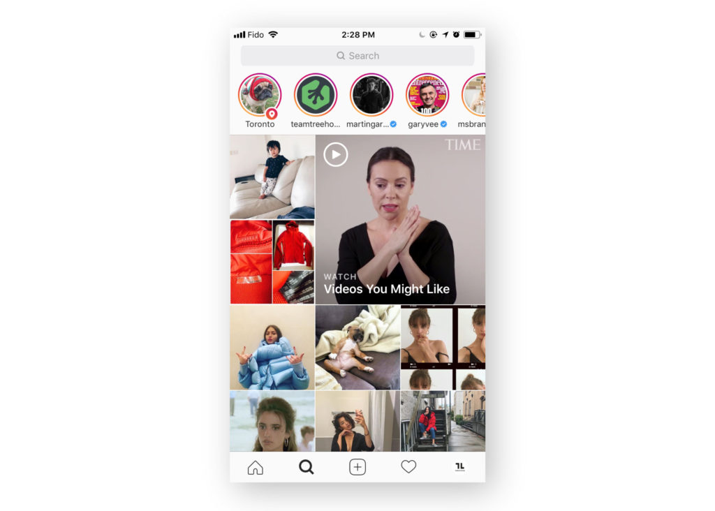 App Personalization- Instagram