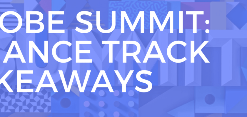 adobe summit finance takeaways