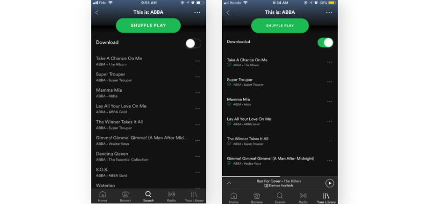 spotify ab apps