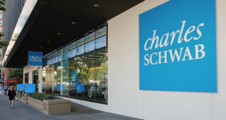 image of a Charles Schwab store front