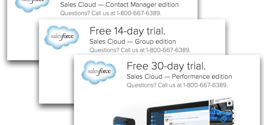 salesforce free trial length experiment