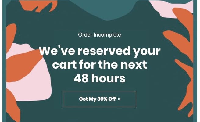 A/B Test idea: abandoned cart emails and push notifications